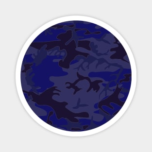 Night Blue Urban camouflage Magnet